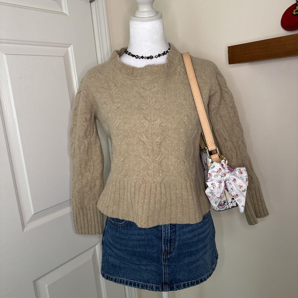 Banana-republic Women's Tan and Cream Jumper